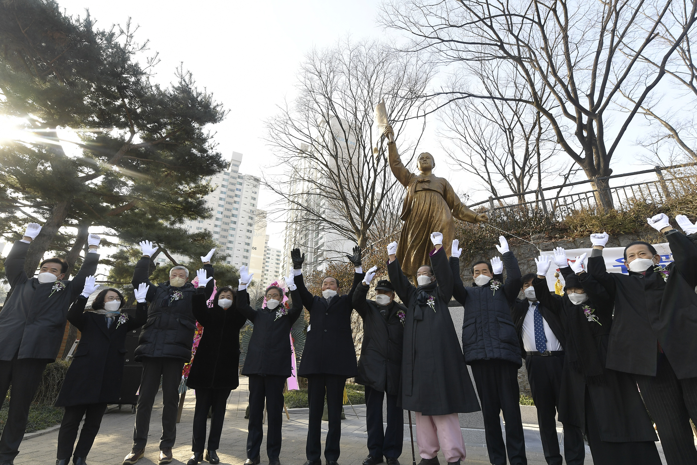 유관순열사 동상 제막식(구청 홍보과 사진제공) 2