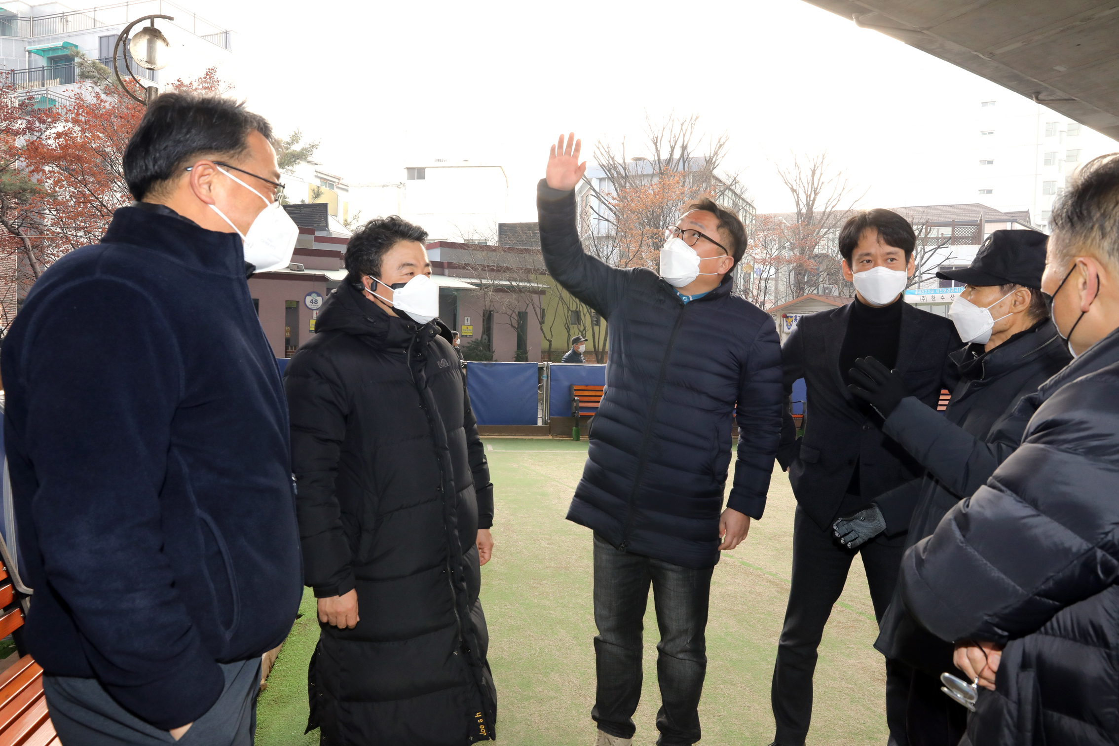 화재사고 이후 긴급 현장방문(게이트볼장) 8