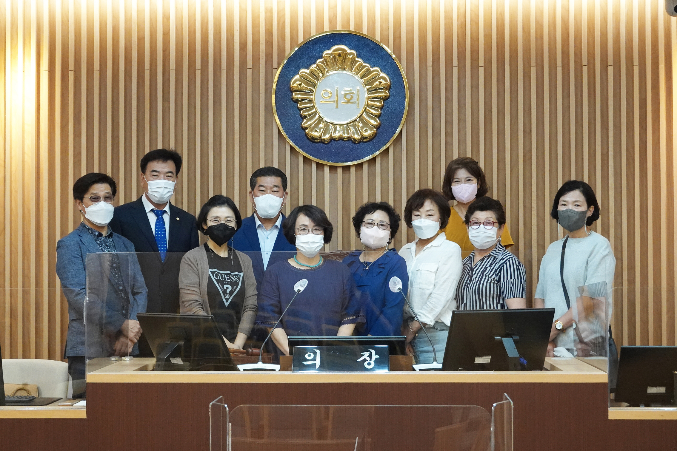 통일산악회와의 간담회 4