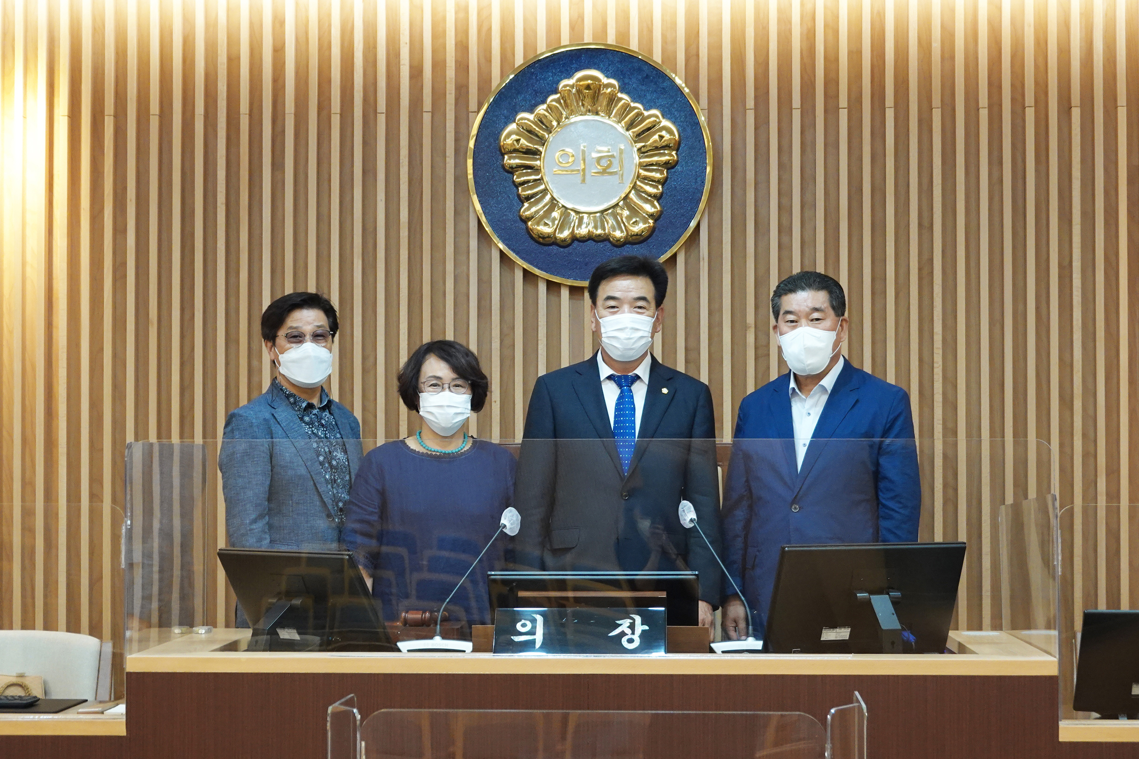 통일산악회와의 간담회 6