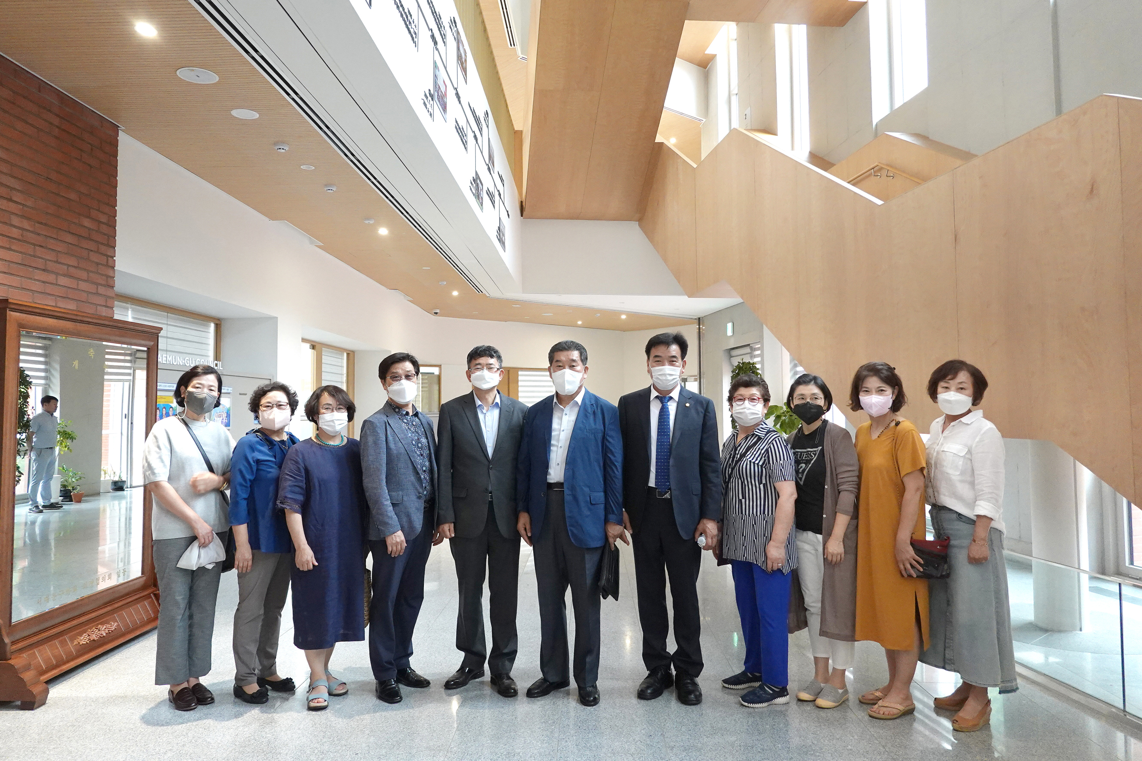 통일산악회와의 간담회 9