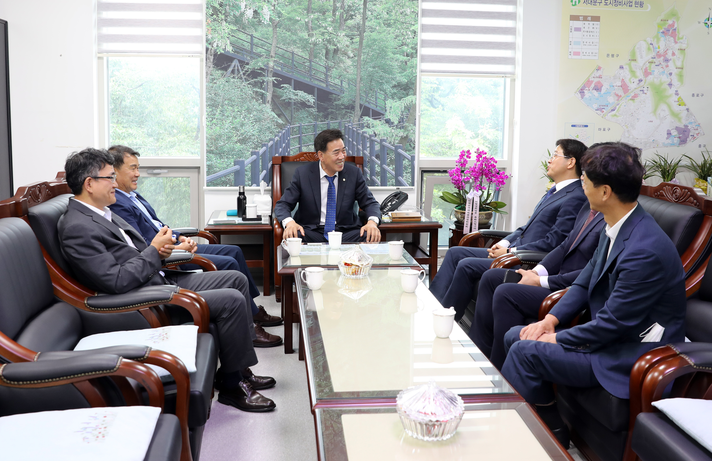 서대문경찰 서장님과의 간담회 1