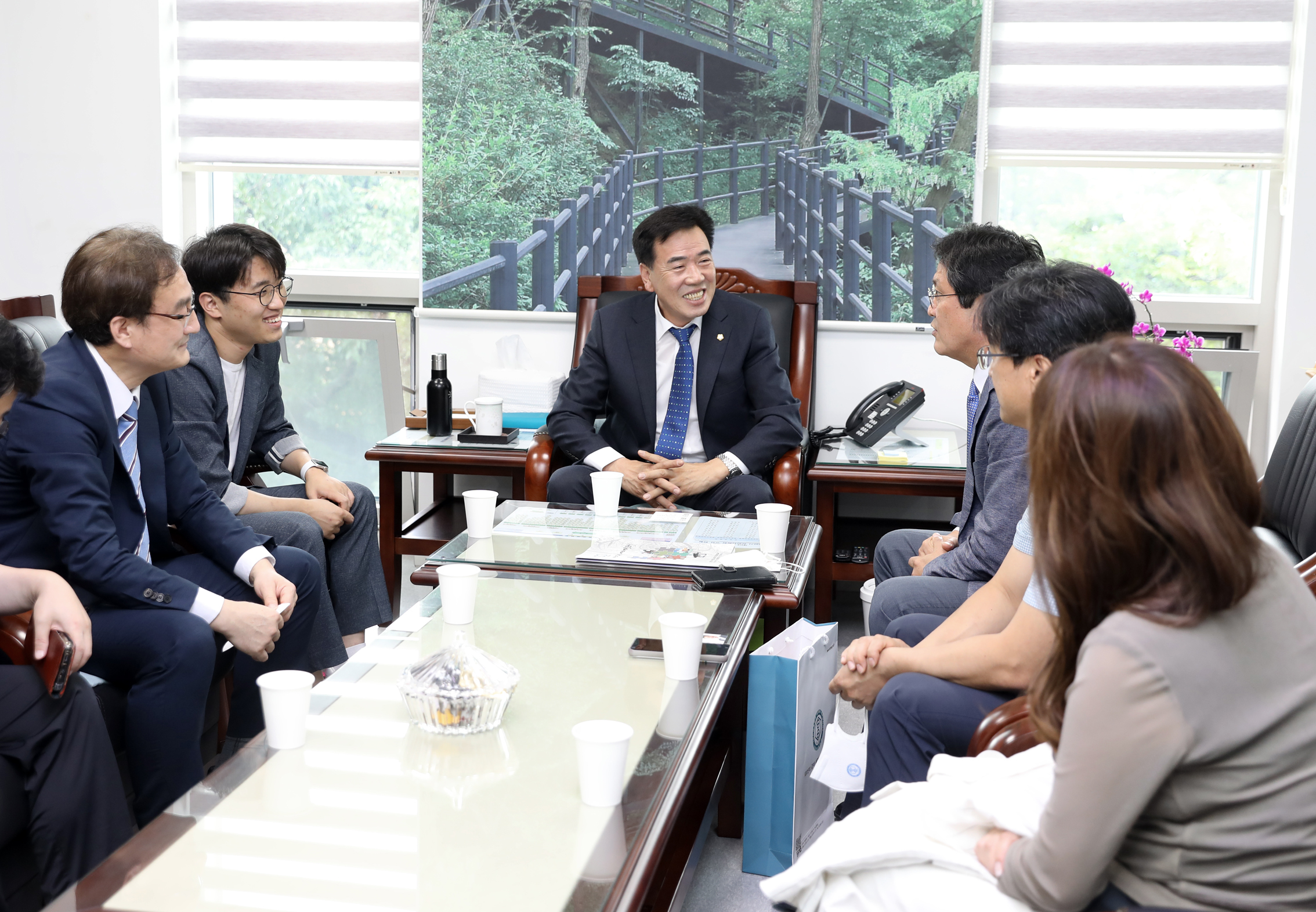 인창중고등학교 교장선생님 및 관계자와의 간담회 2