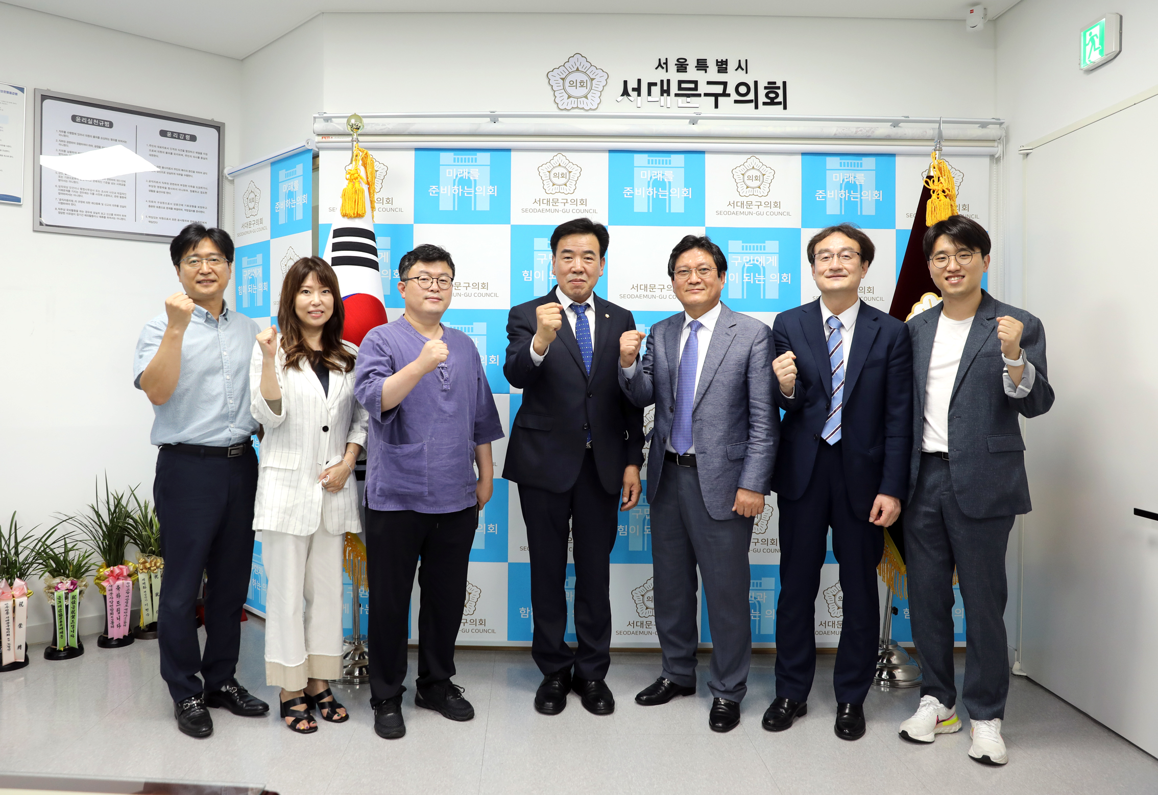 인창중고등학교 교장선생님 및 관계자와의 간담회 3