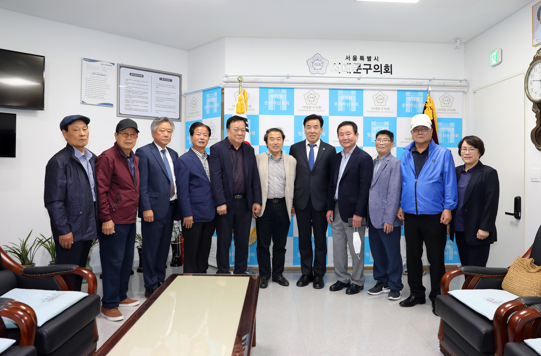 우정회 회원과의 간담회 4
