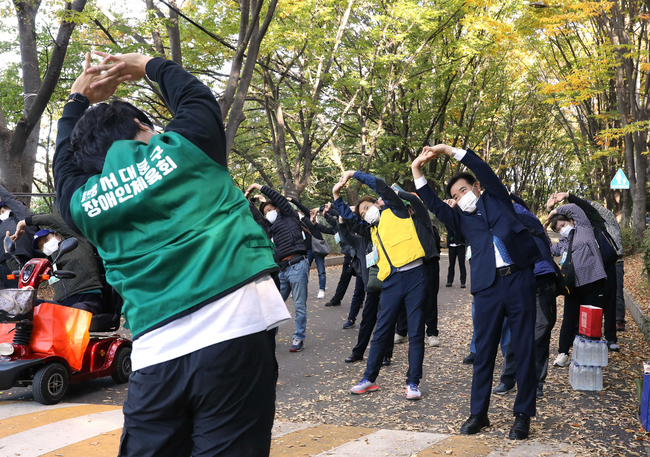 청각장애인 안산자락길 걷기대회 11