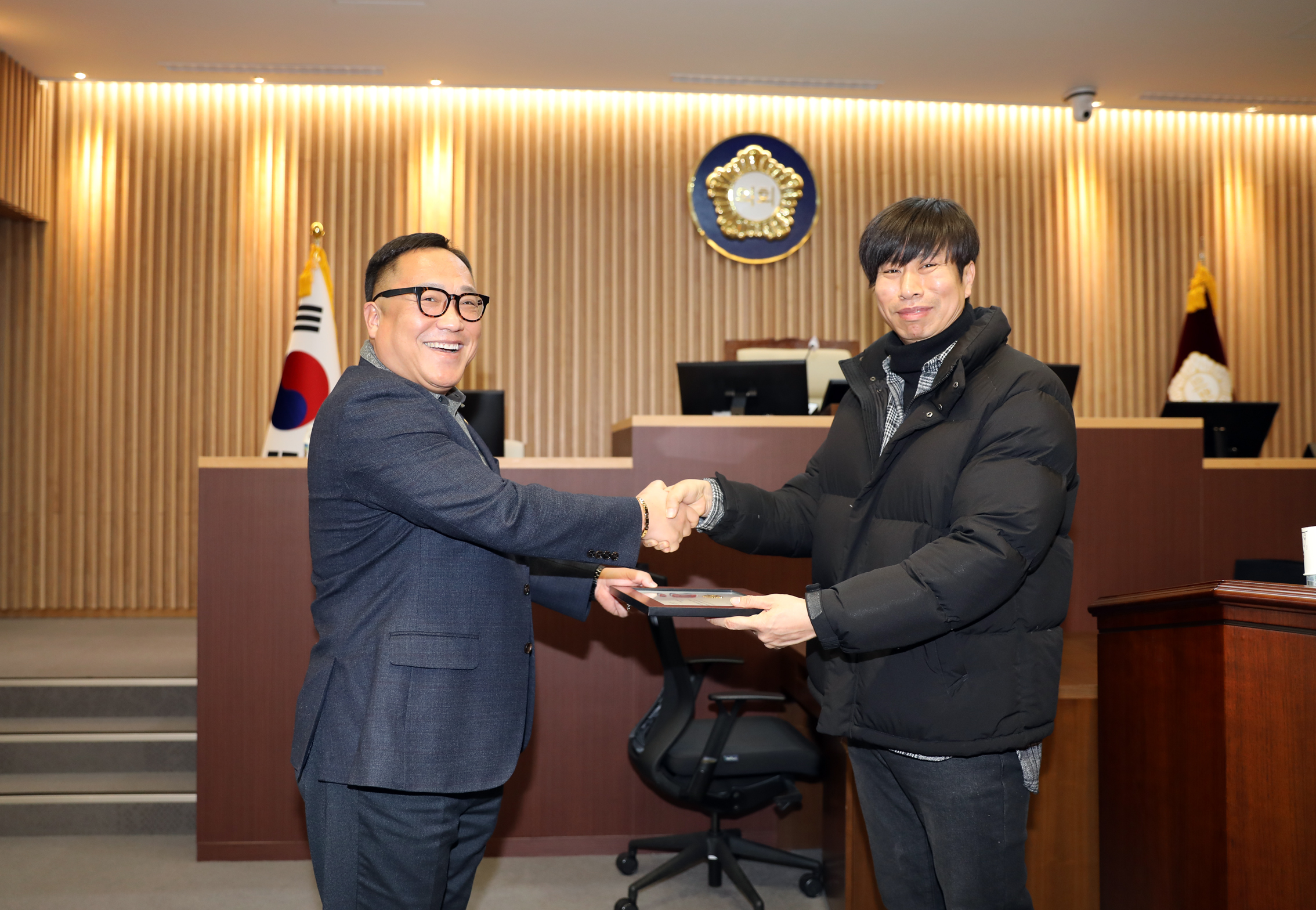 의장표창장 수여식(도시관리공단) 3