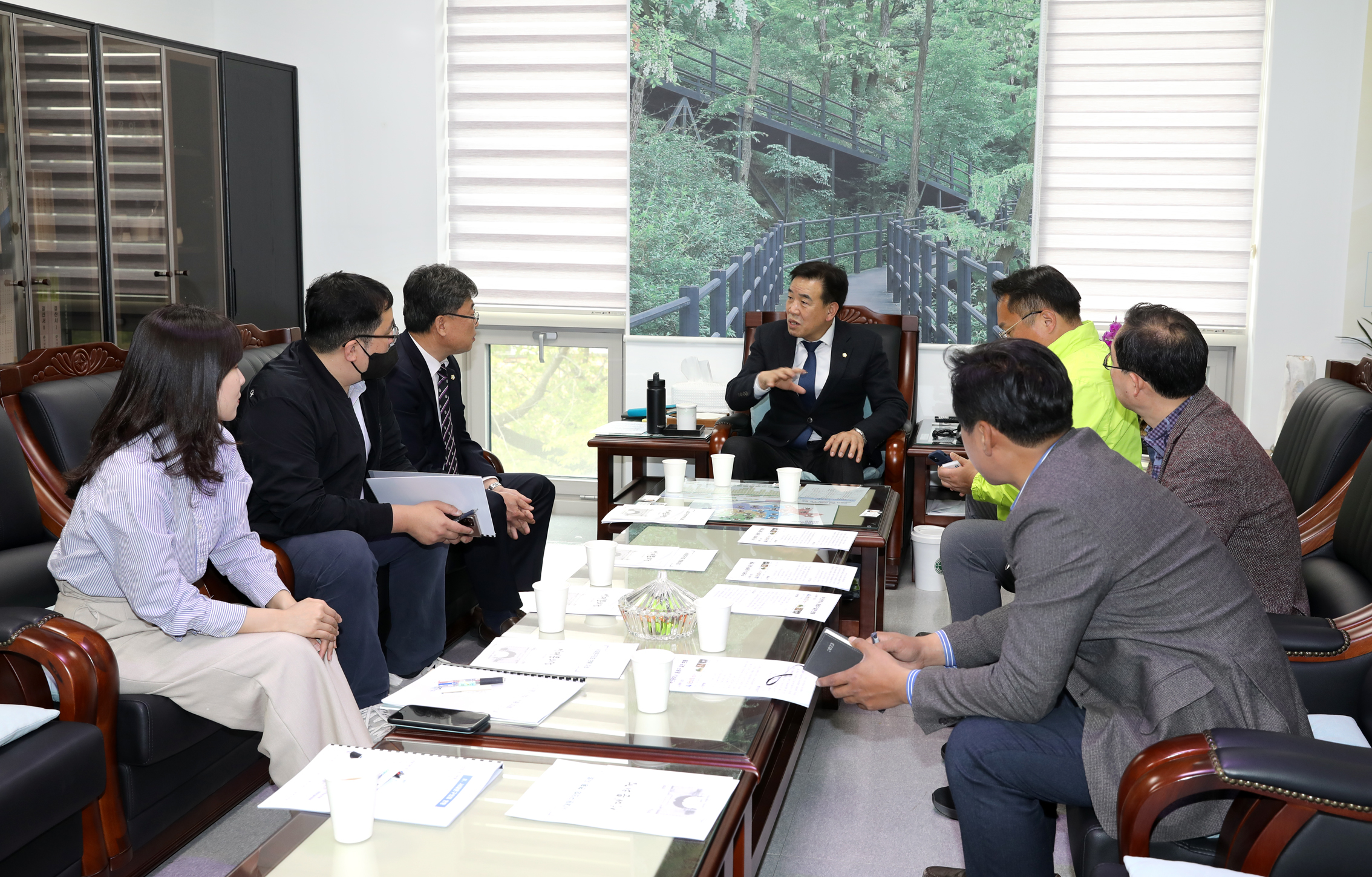 부산시 동래구의회 신청사건립 벤치마킹 방문 1