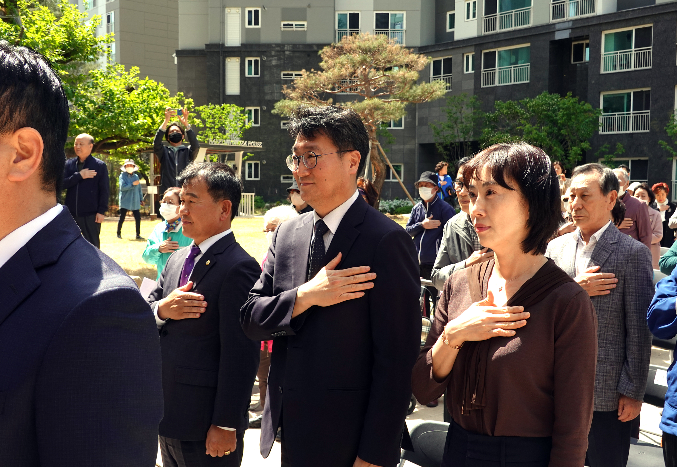 홍제동 효성해링턴플레이스 경로당 개소식 8