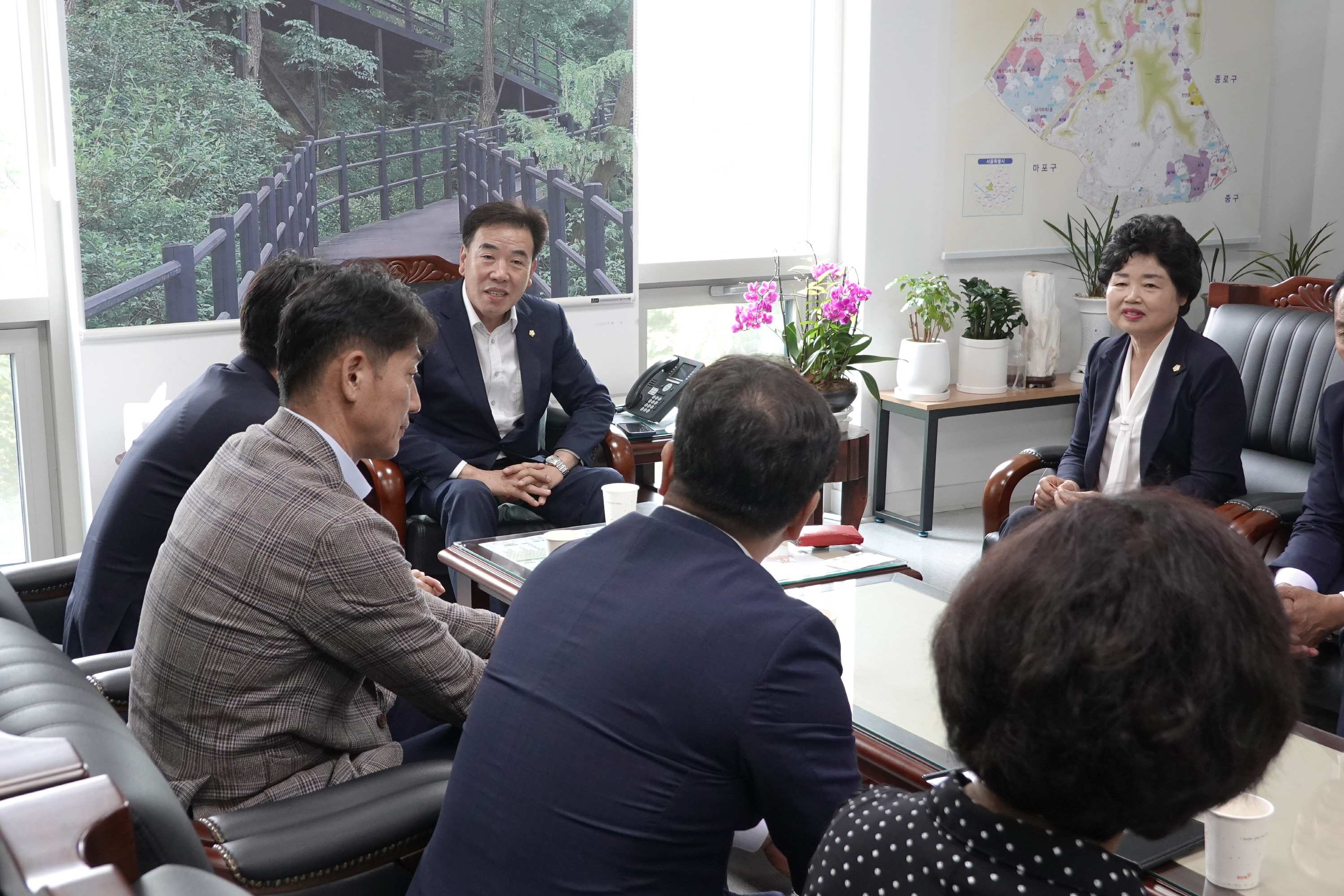 용산구의회 방문 2