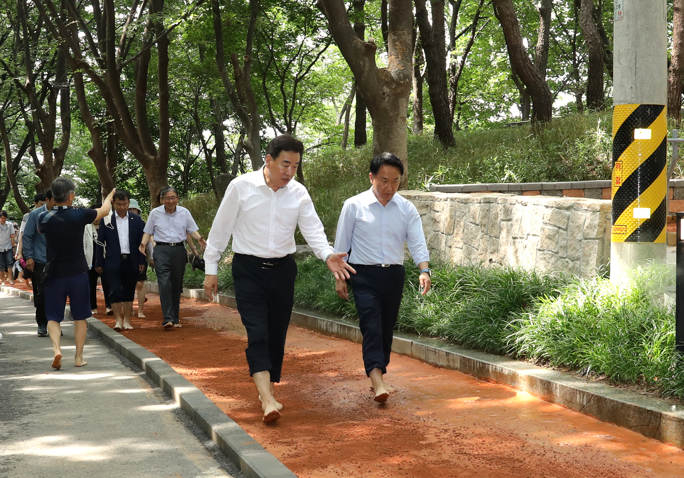 안산 황톳길 개장 14