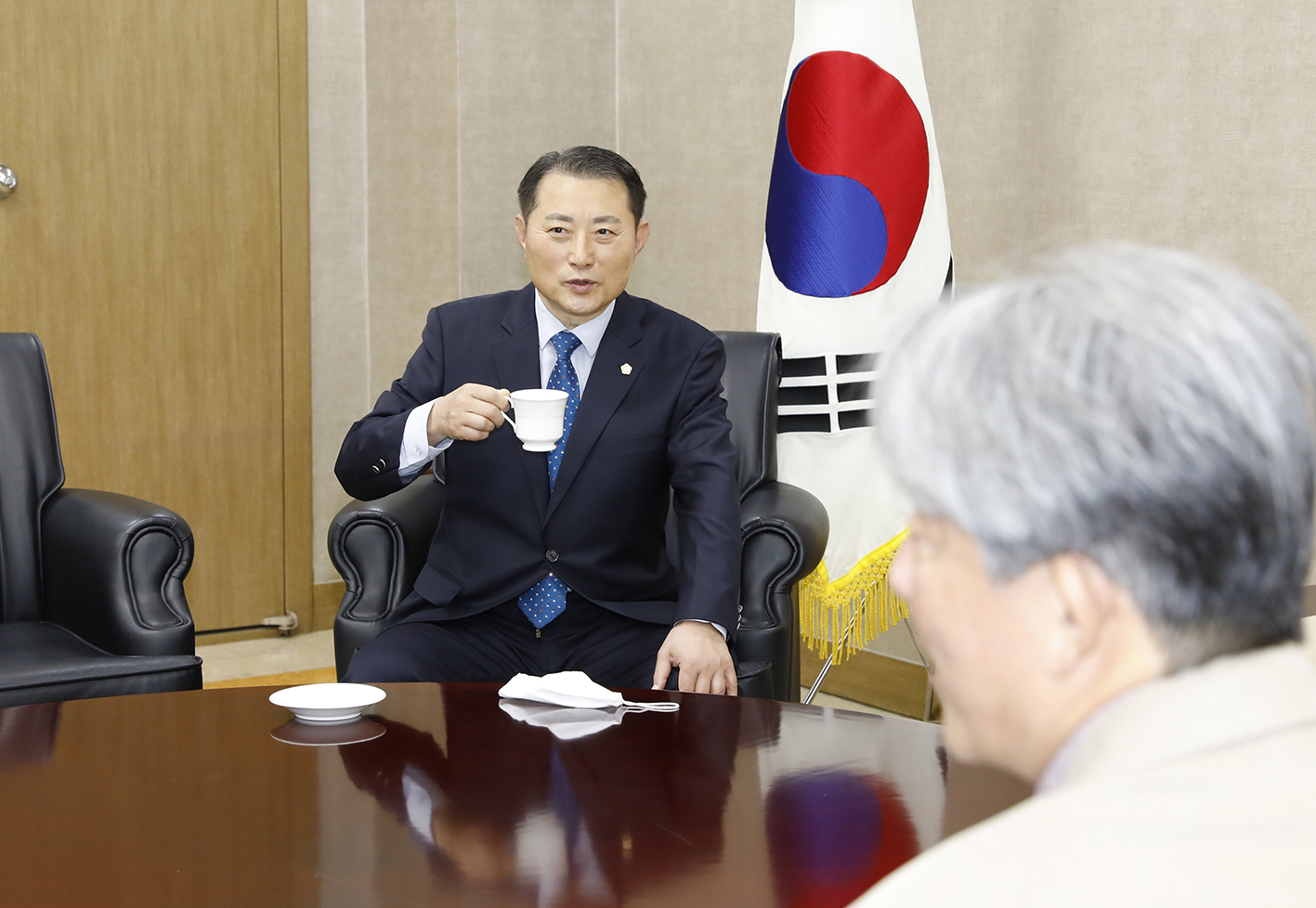 명지대학교 총장님과의 간담회 8