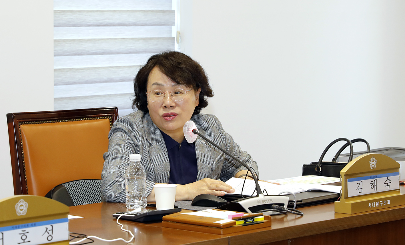 2024년 제2차 서대문구의회 연구단체 심의위원회 9