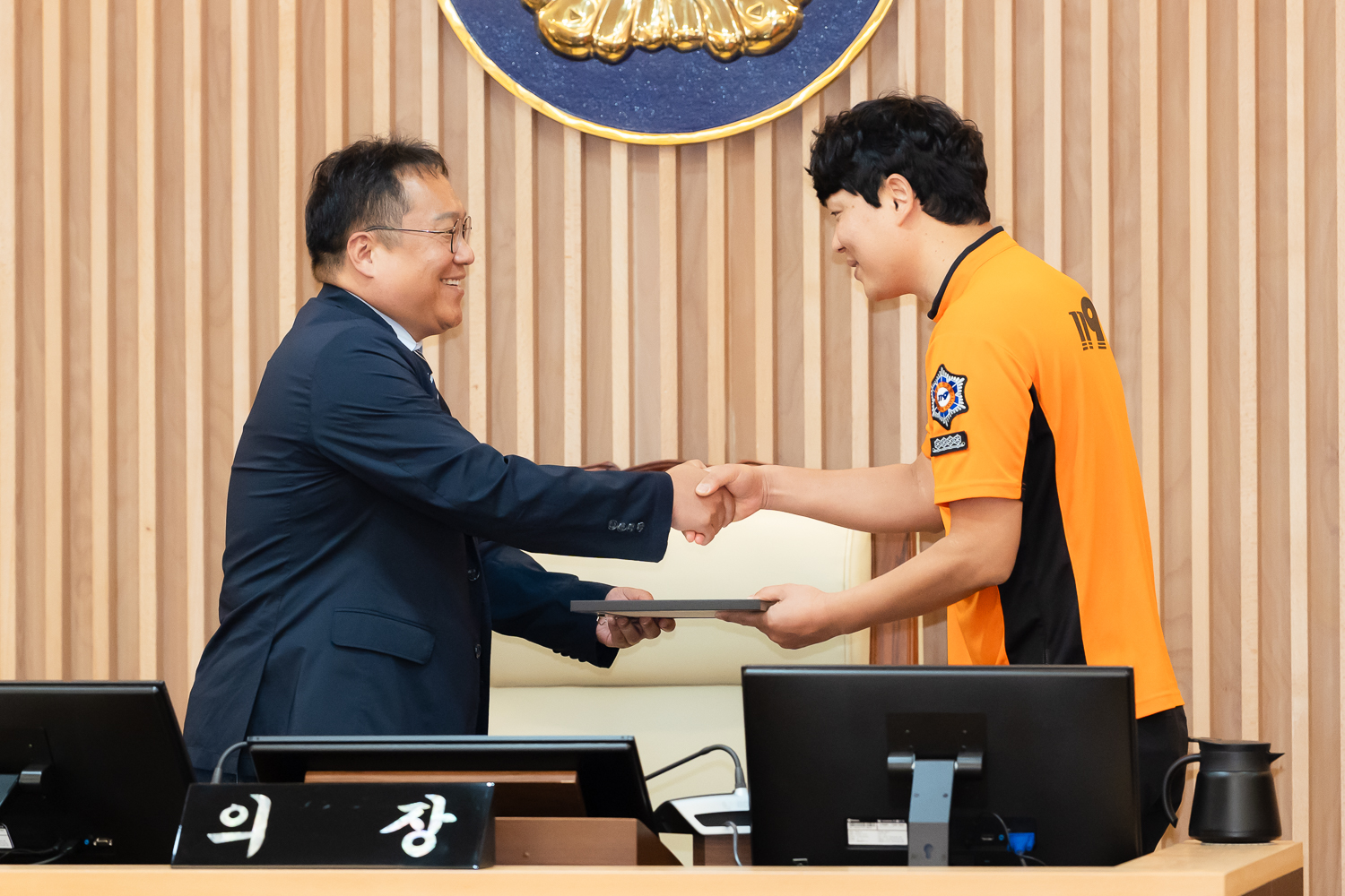 모범소방공무원 의장 표창장 수여식 3