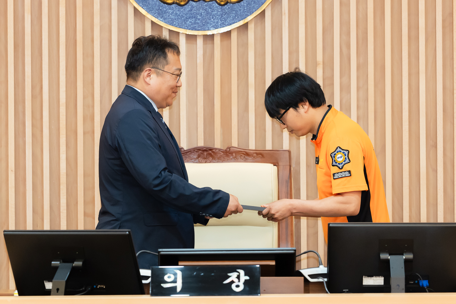 모범소방공무원 의장 표창장 수여식 6
