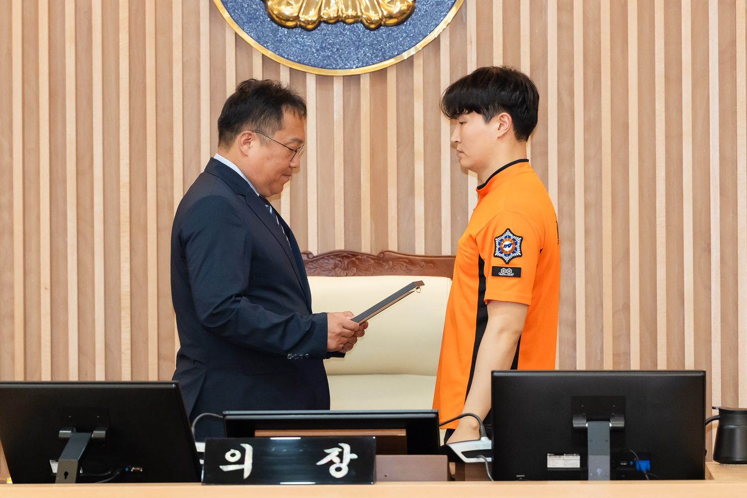 모범소방공무원 의장 표창장 수여식 8