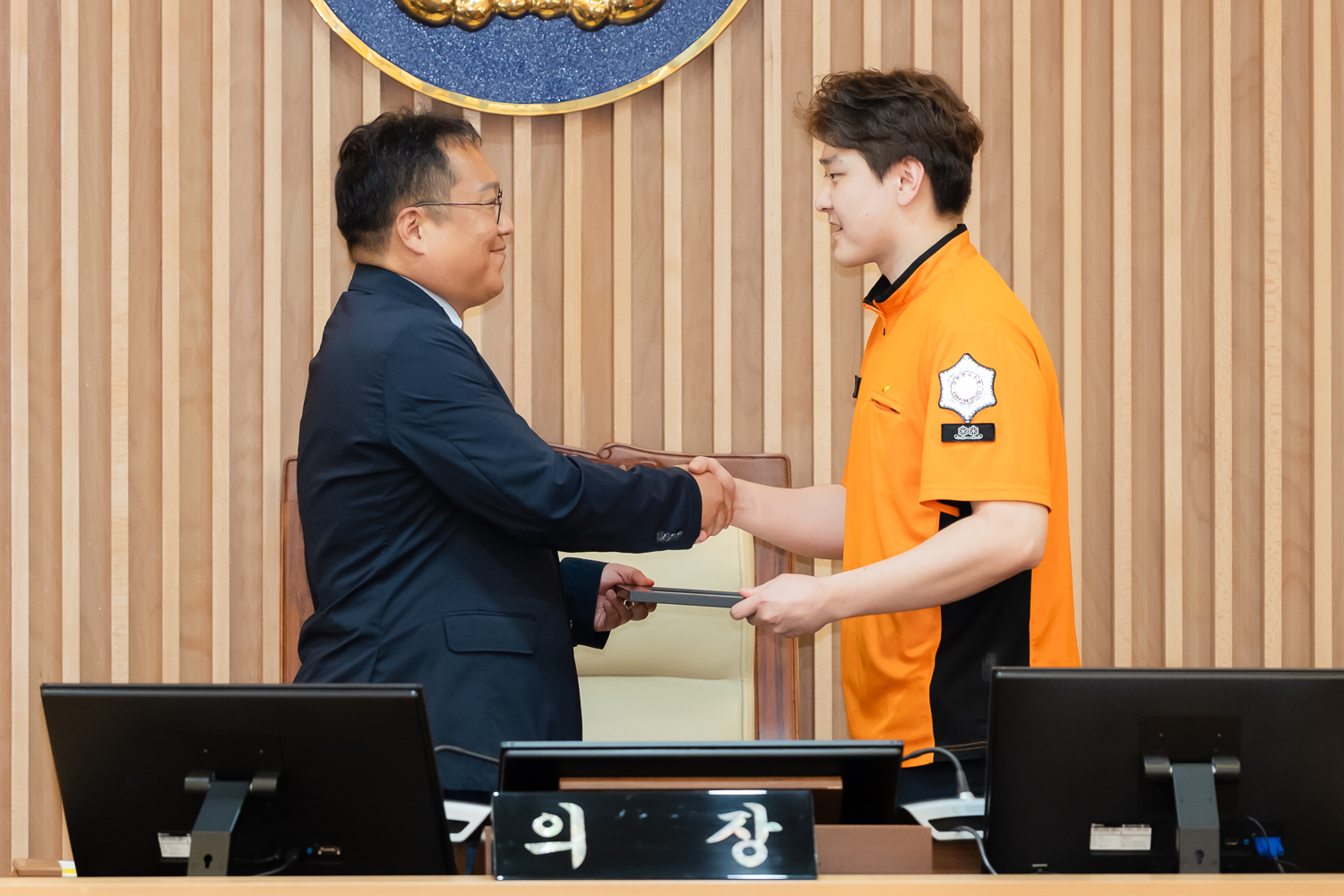 모범소방공무원 의장 표창장 수여식 12