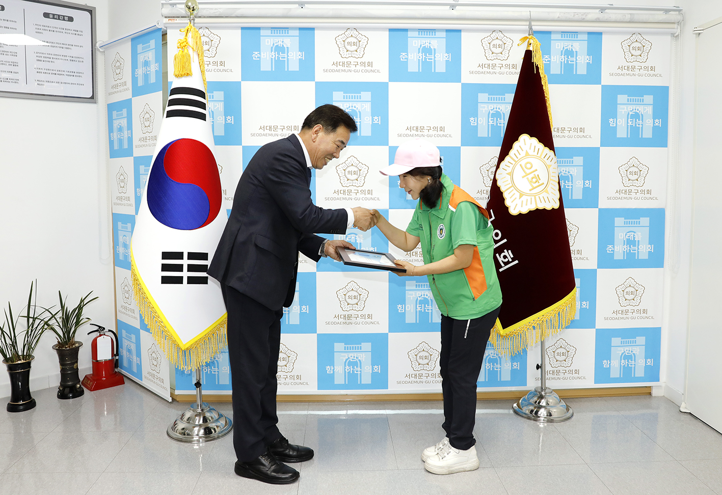 신촌동 자율방재단 표창장 수여식 5