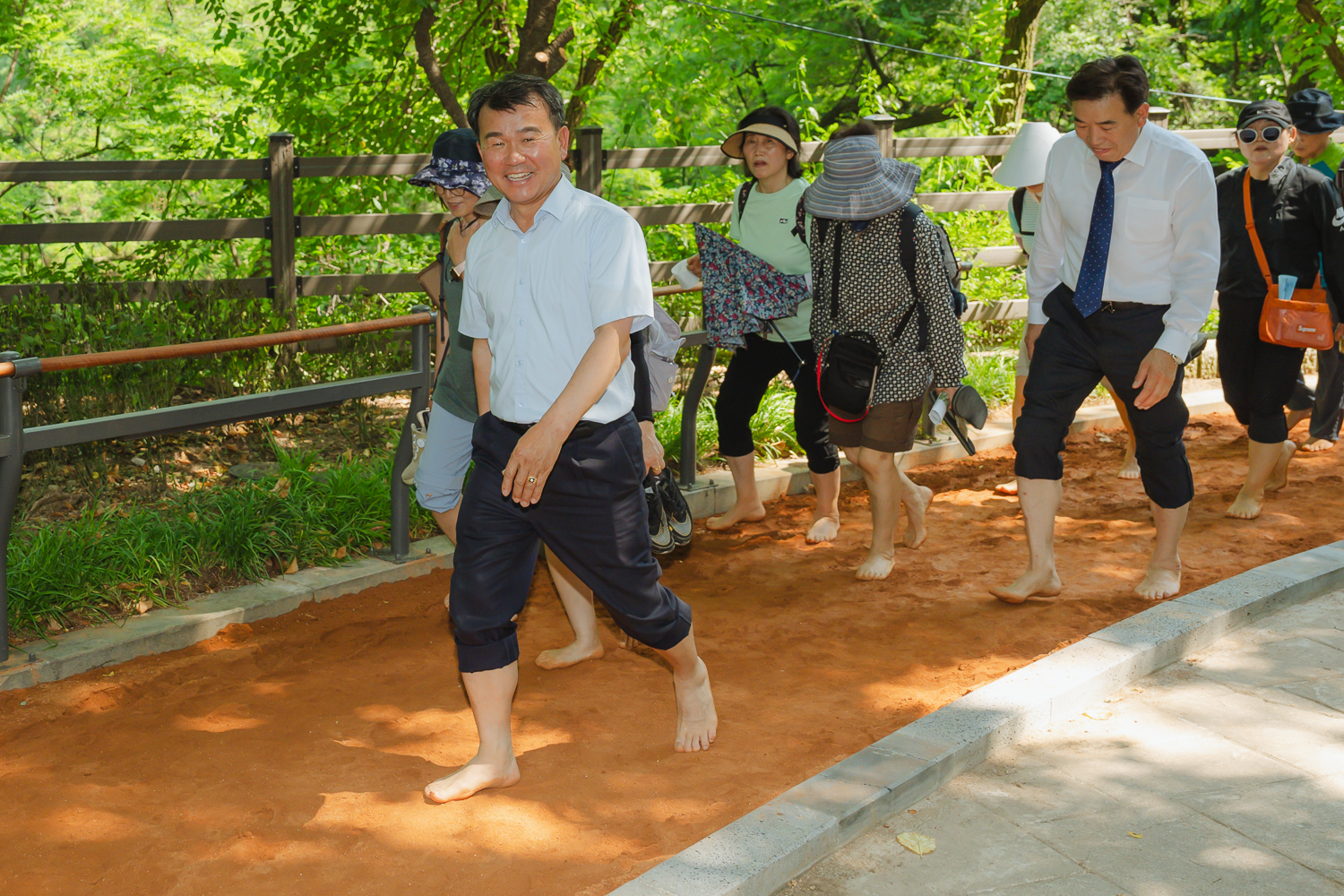 천연황톳길 개장 행사 5
