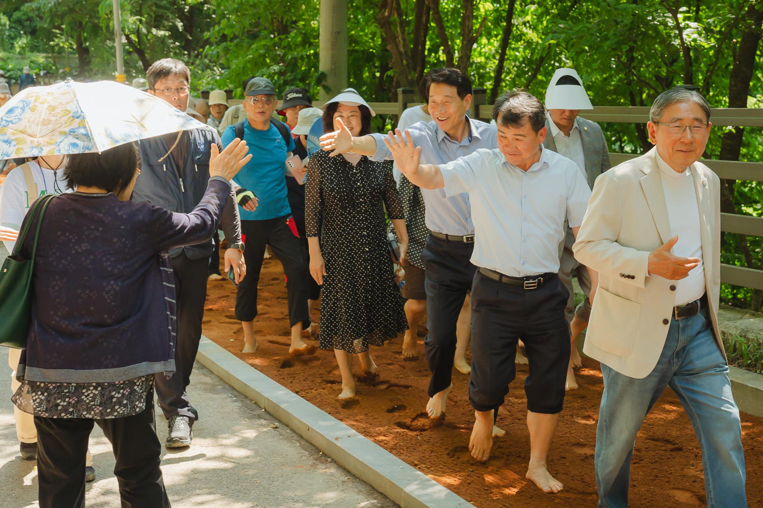 천연황톳길 개장 행사 36