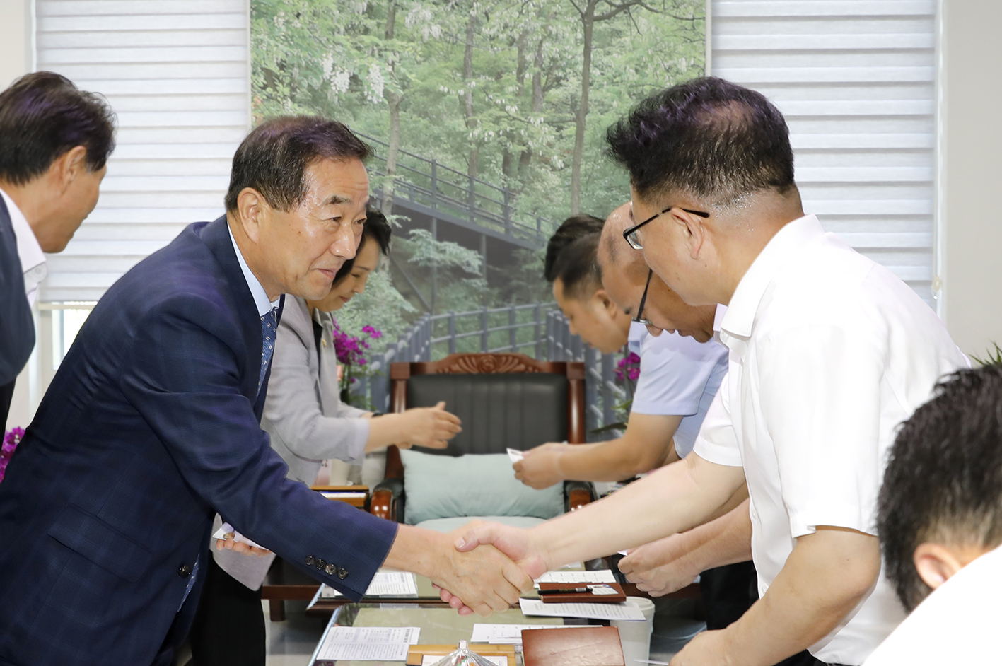 중국 후난성 리링시 대표단 방문 13