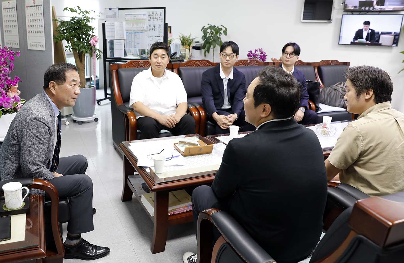 한국화교협회 연합총회 청년회 임원과의 간담회 4