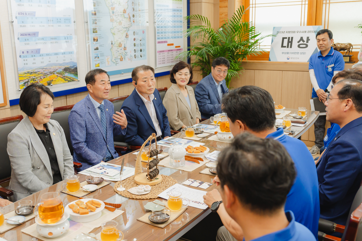 전남 장흥군의회 방문 6
