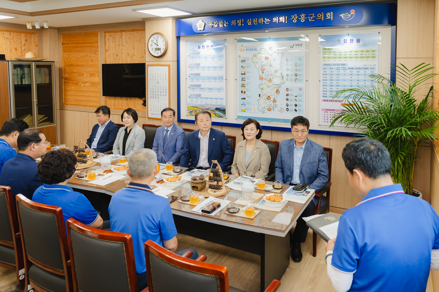 전남 장흥군의회 방문 7