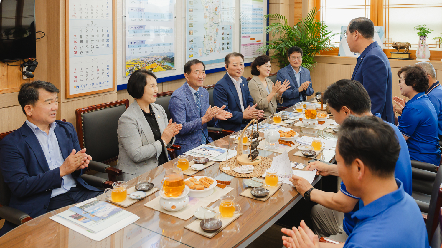 전남 장흥군의회 방문 8