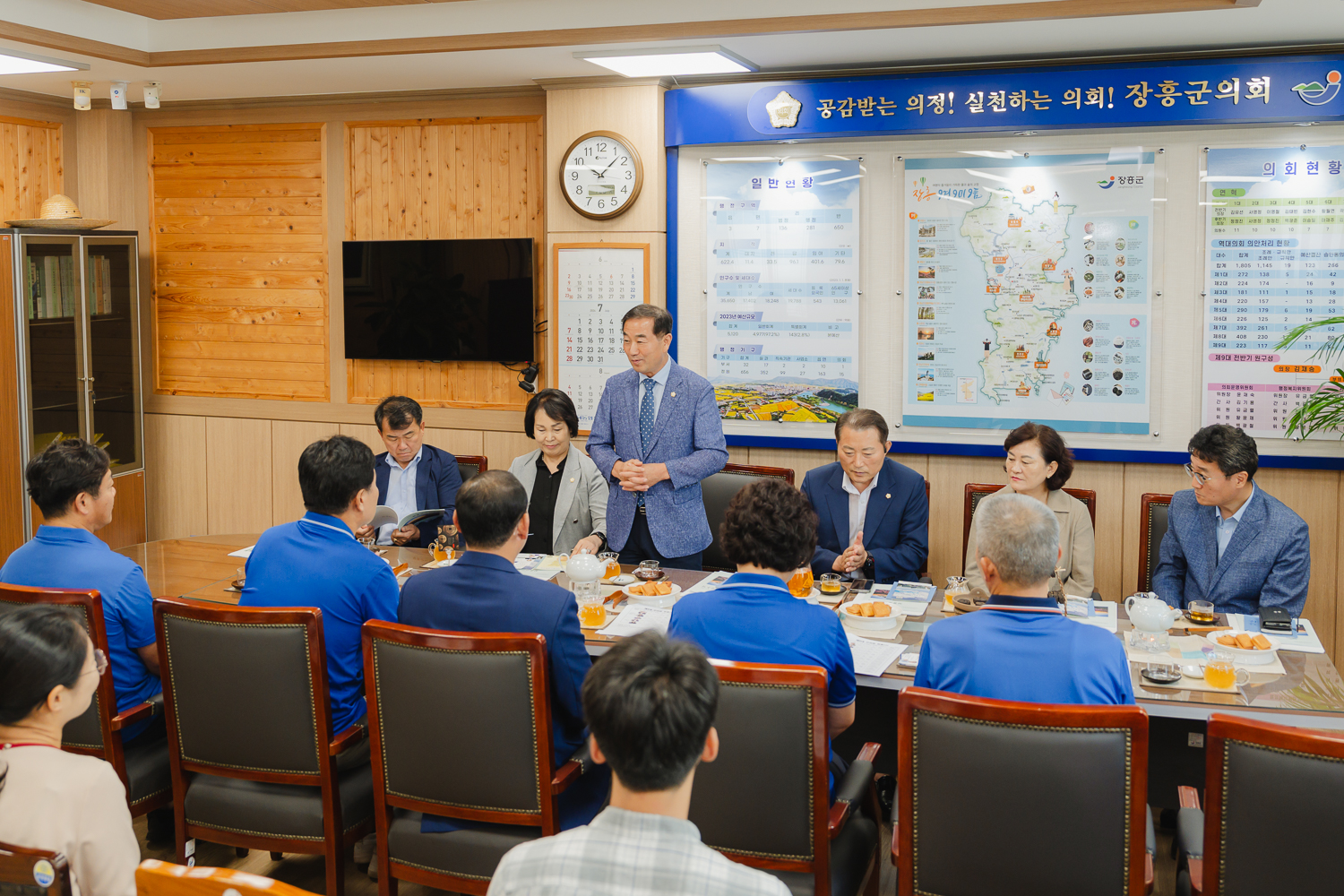 전남 장흥군의회 방문 18