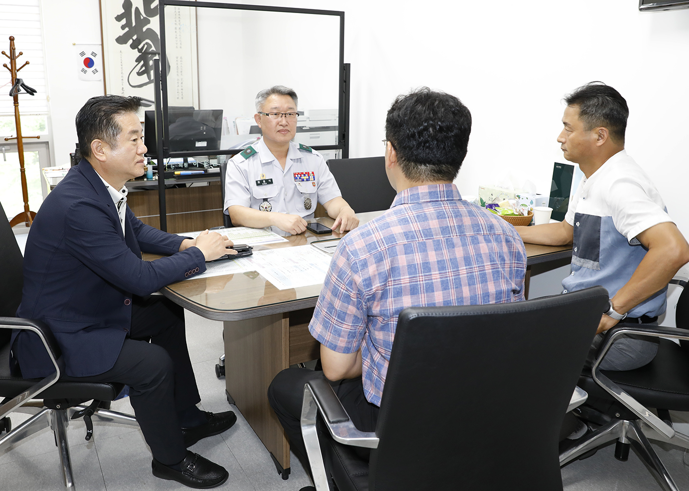 안보간담회(재향군인회, 예비군 기동대) 2