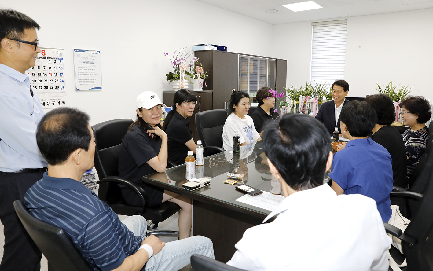 신촌동 직능단체 회장단과의 간담회 2