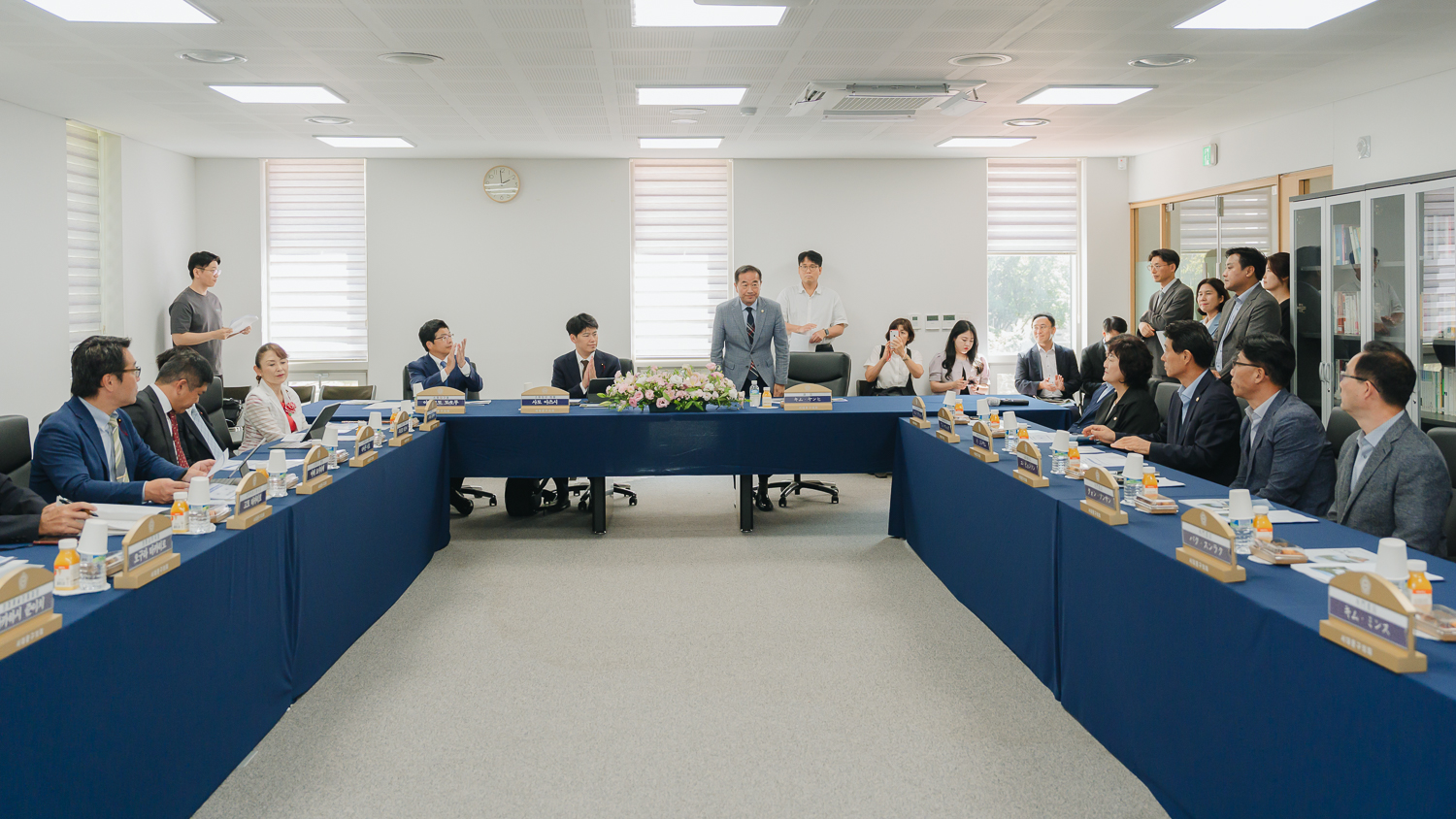 일본 도쿄도 스미다구 대표단 방문 환영식 9