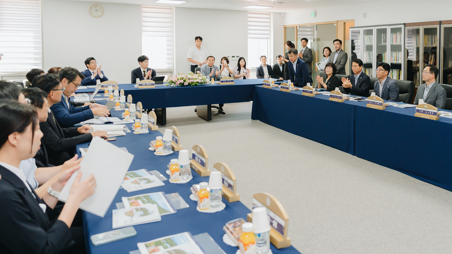 일본 도쿄도 스미다구 대표단 방문 환영식 11