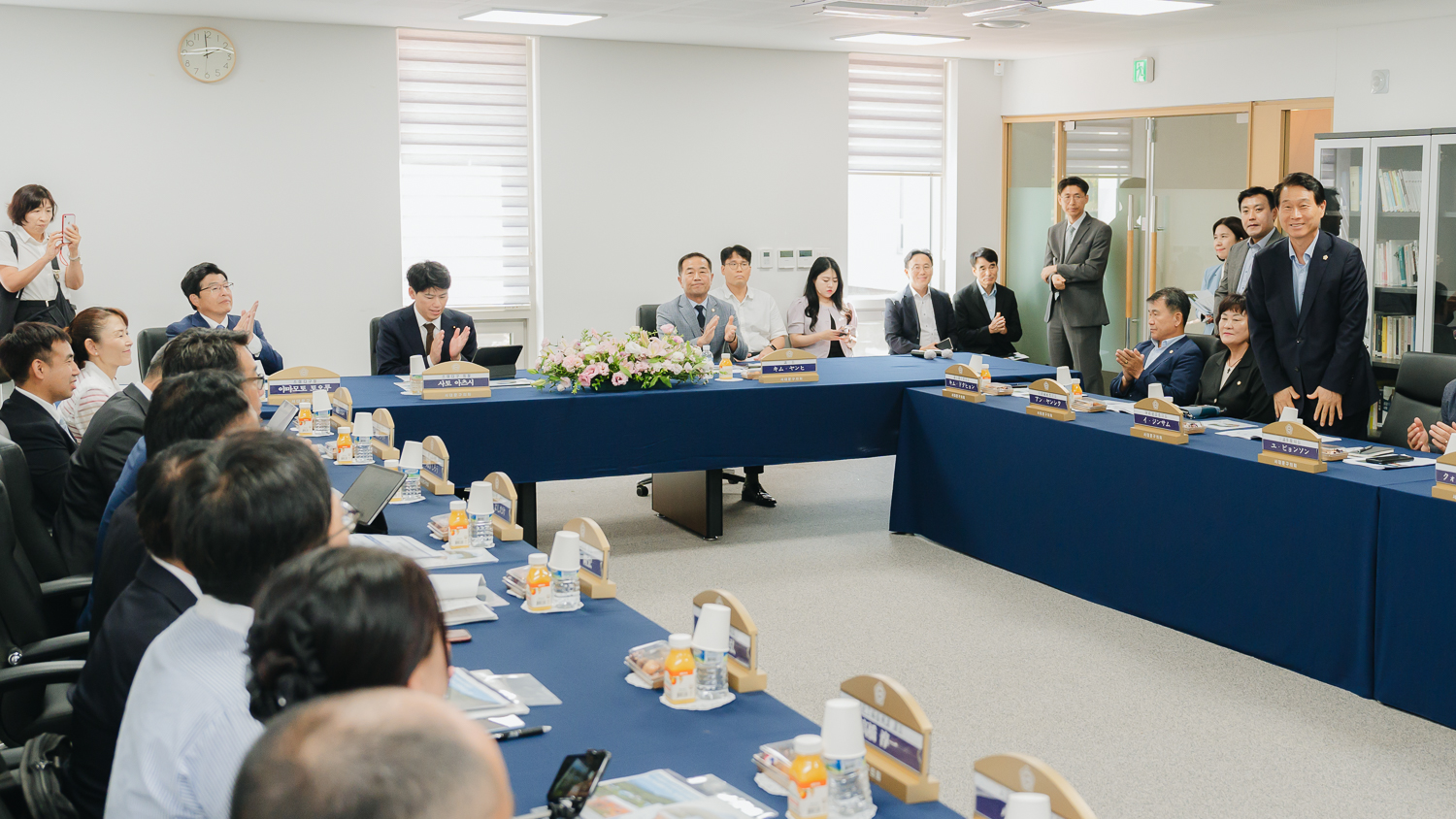일본 도쿄도 스미다구 대표단 방문 환영식 13