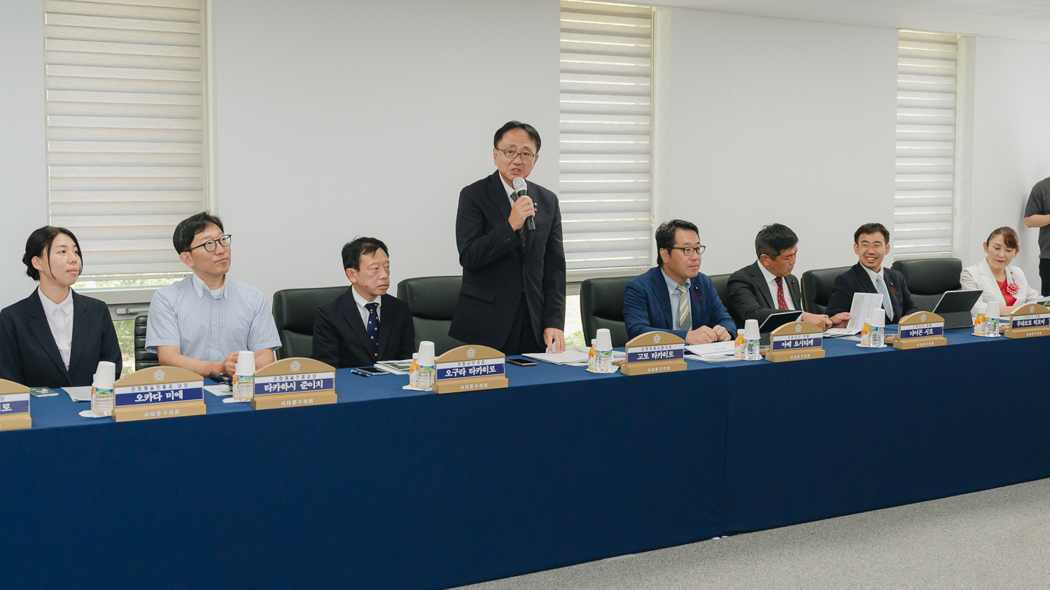 일본 도쿄도 스미다구 대표단 방문 환영식 14