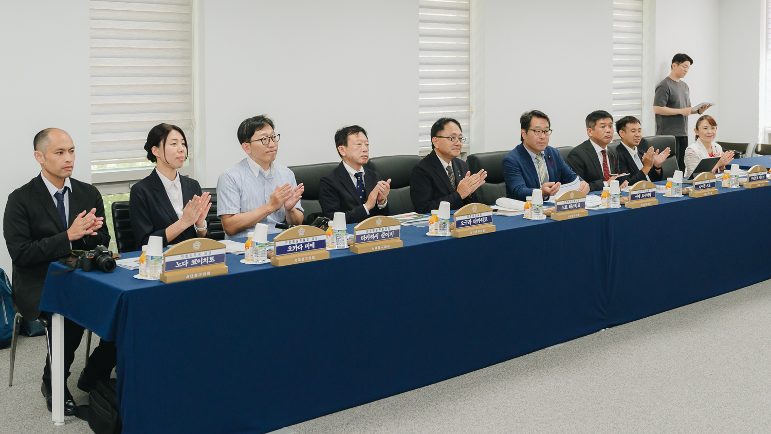 일본 도쿄도 스미다구 대표단 방문 환영식 22
