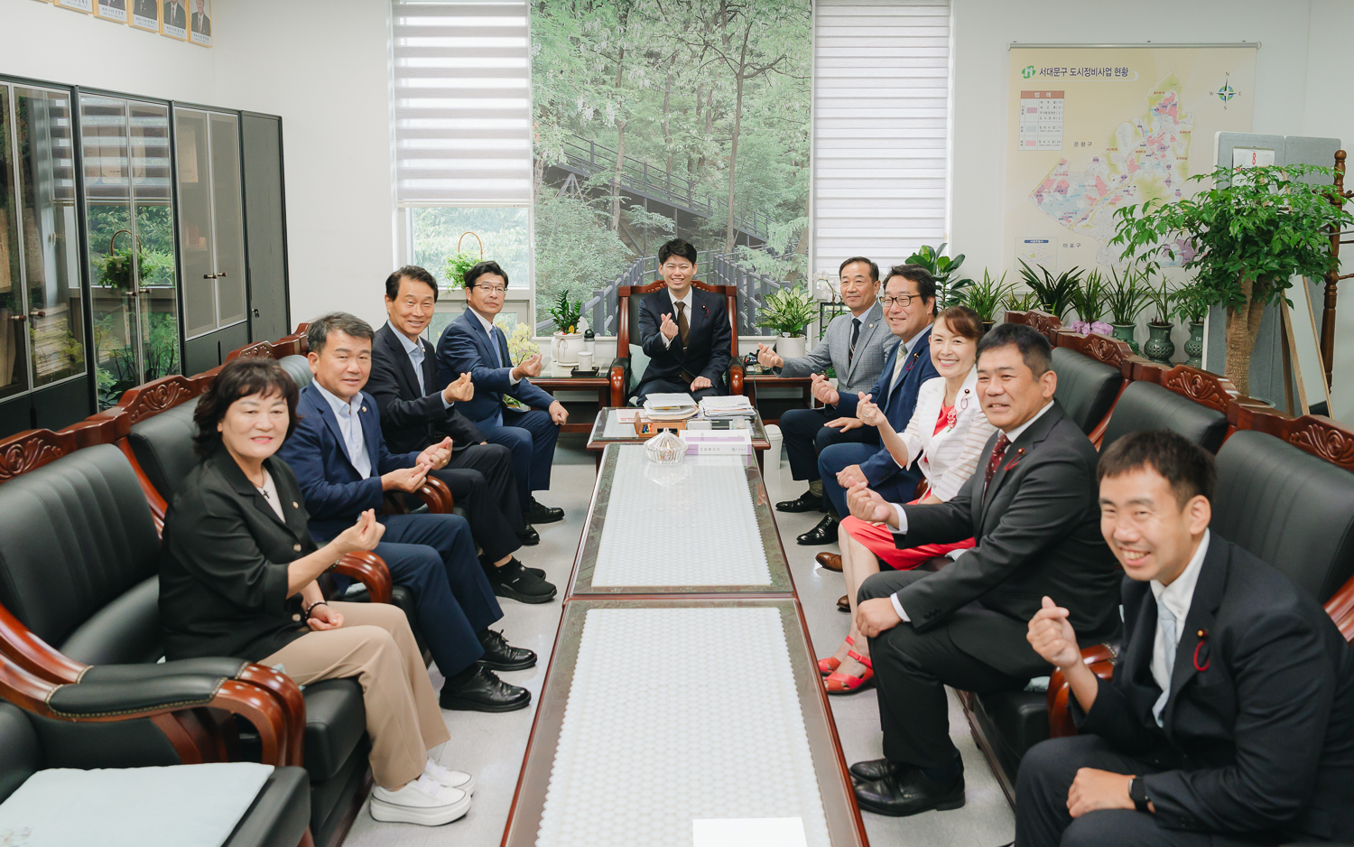 일본 도쿄도 스미다구 대표단 방문 환영식 41