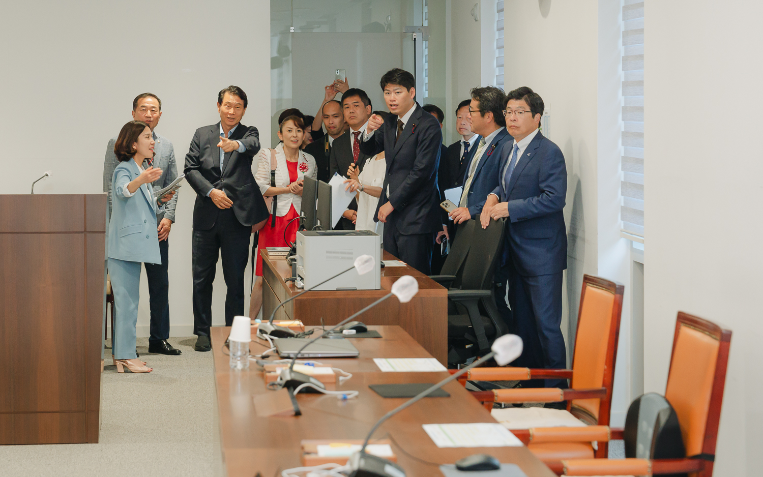 일본 도쿄도 스미다구 대표단 방문 환영식 48