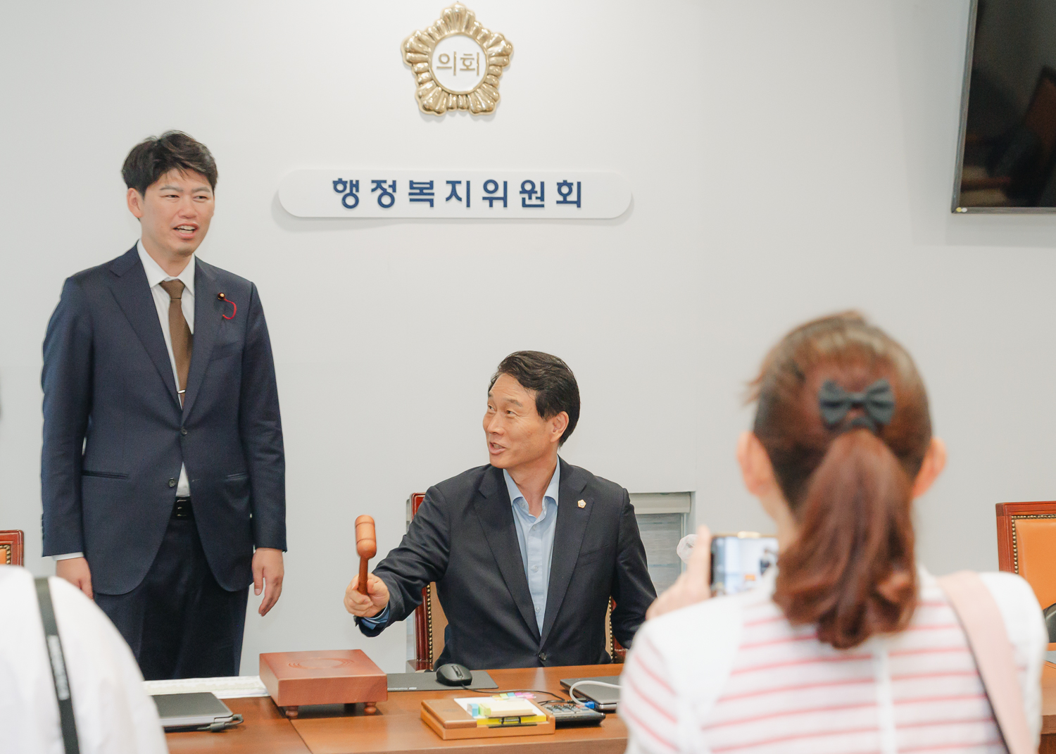 일본 도쿄도 스미다구 대표단 방문 환영식 49