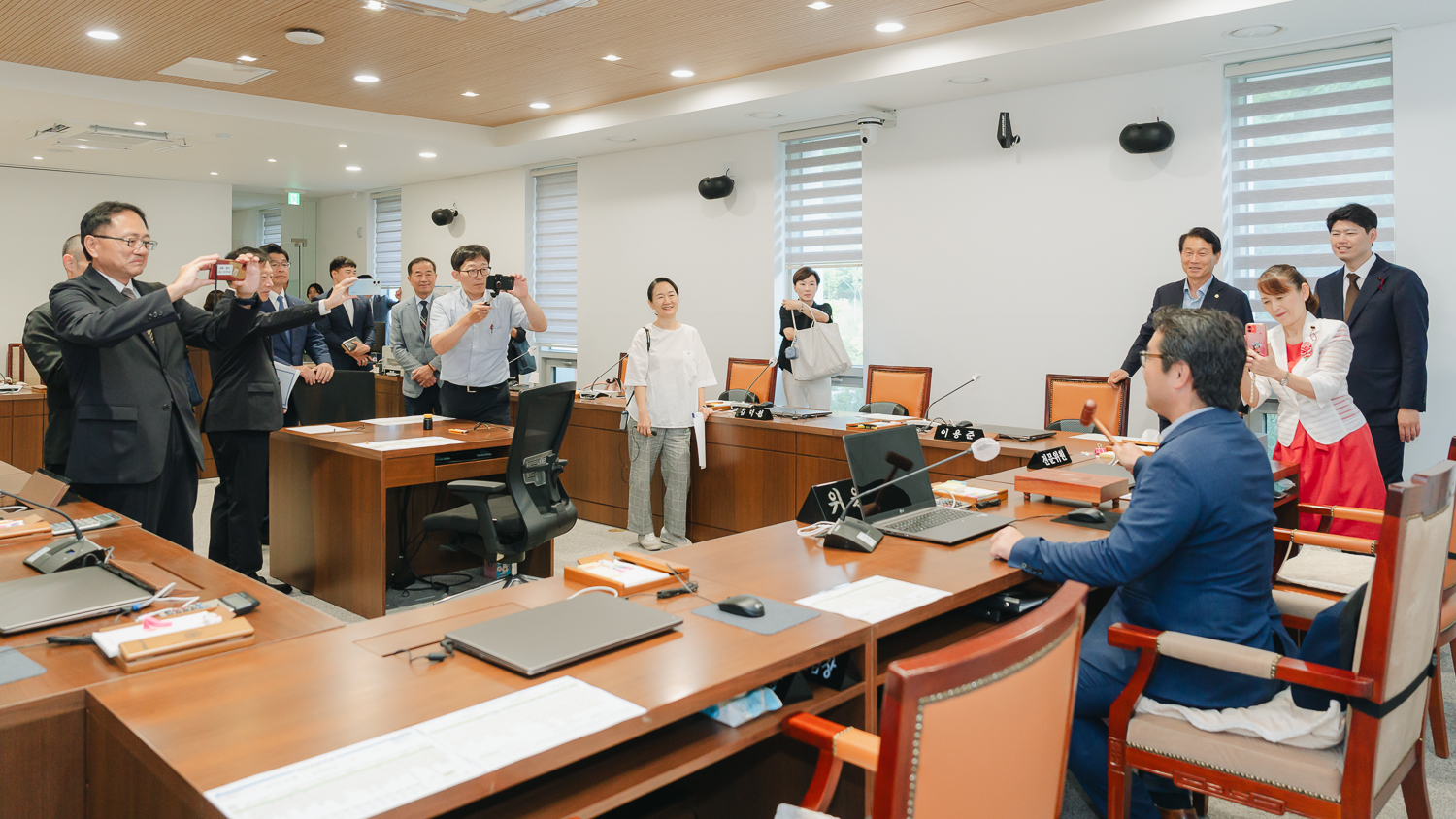 일본 도쿄도 스미다구 대표단 방문 환영식 51