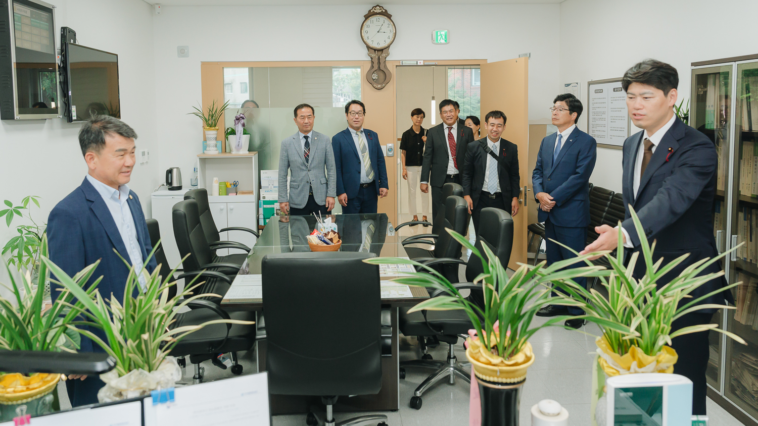 일본 도쿄도 스미다구 대표단 방문 환영식 52