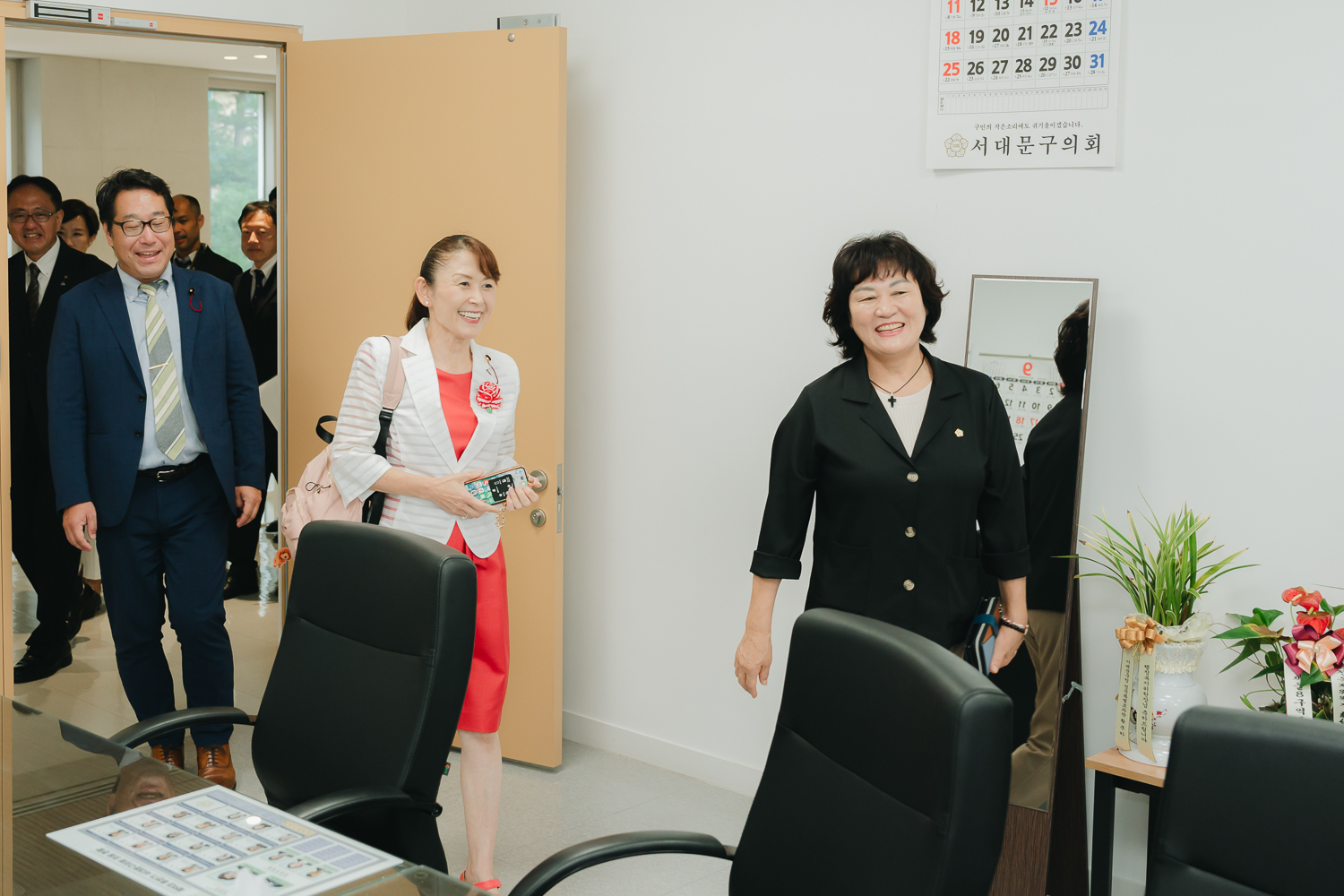 일본 도쿄도 스미다구 대표단 방문 환영식 53