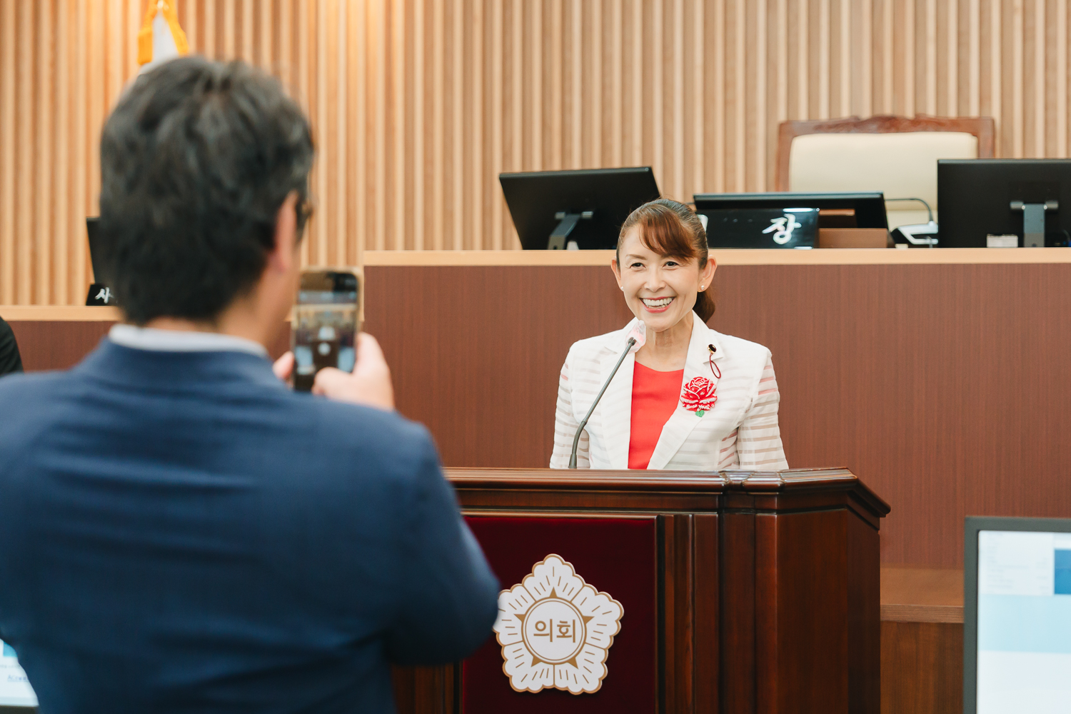 일본 도쿄도 스미다구 대표단 방문 환영식 68