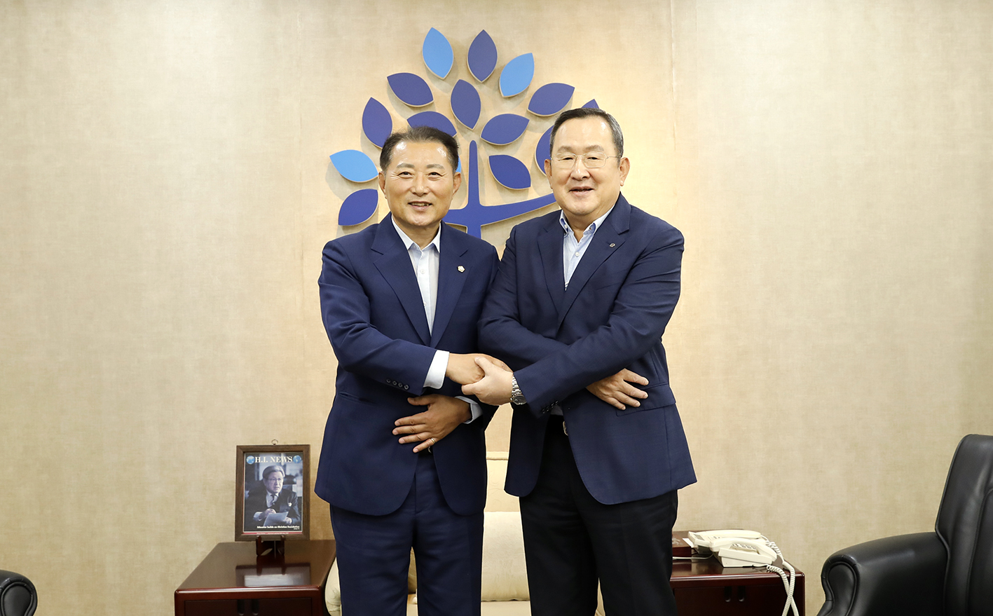 명지대 총장과의 간담회 1