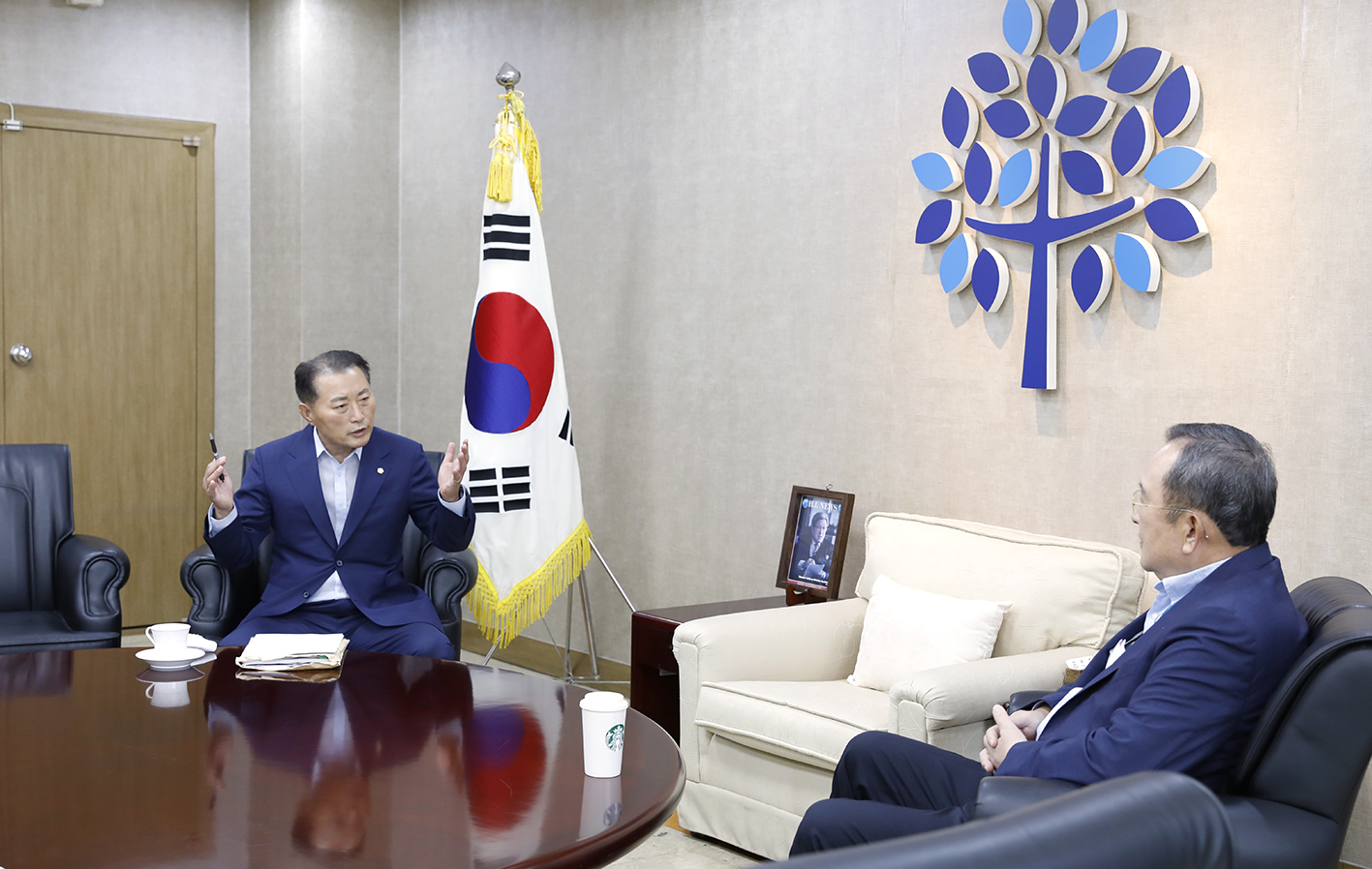 명지대 총장과의 간담회 2