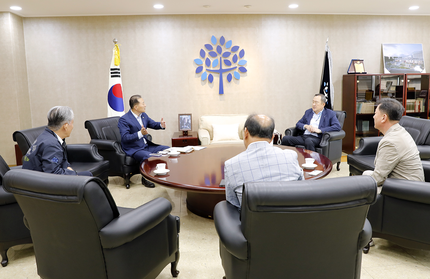 명지대 총장과의 간담회 6