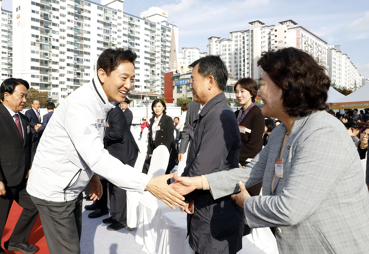 서울시립 김병주도서관 착공식 4