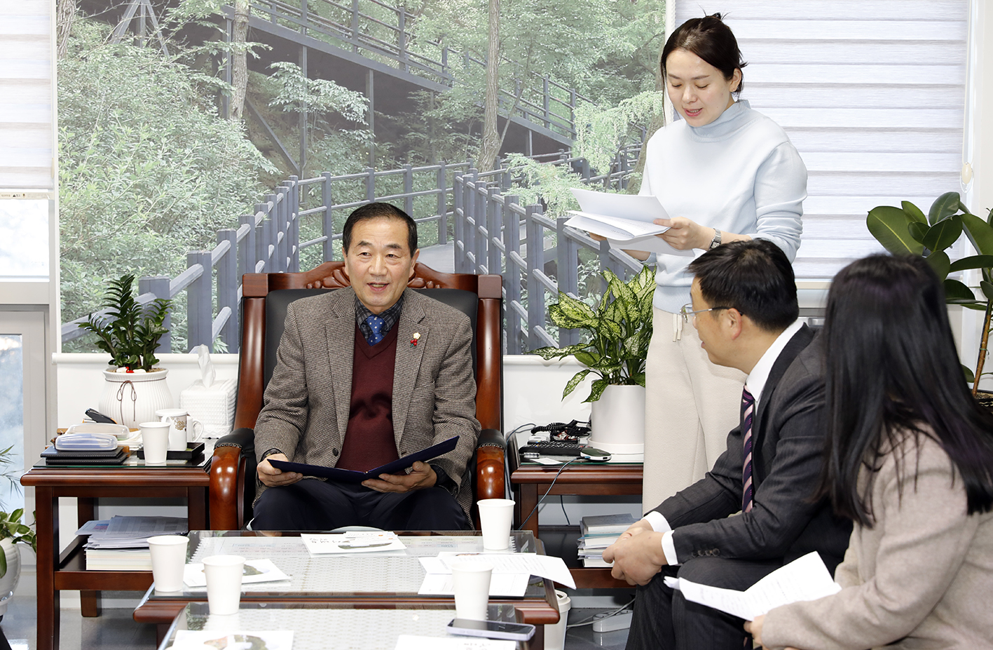 중국 창사시 대표단 서대문구의회 방문 4