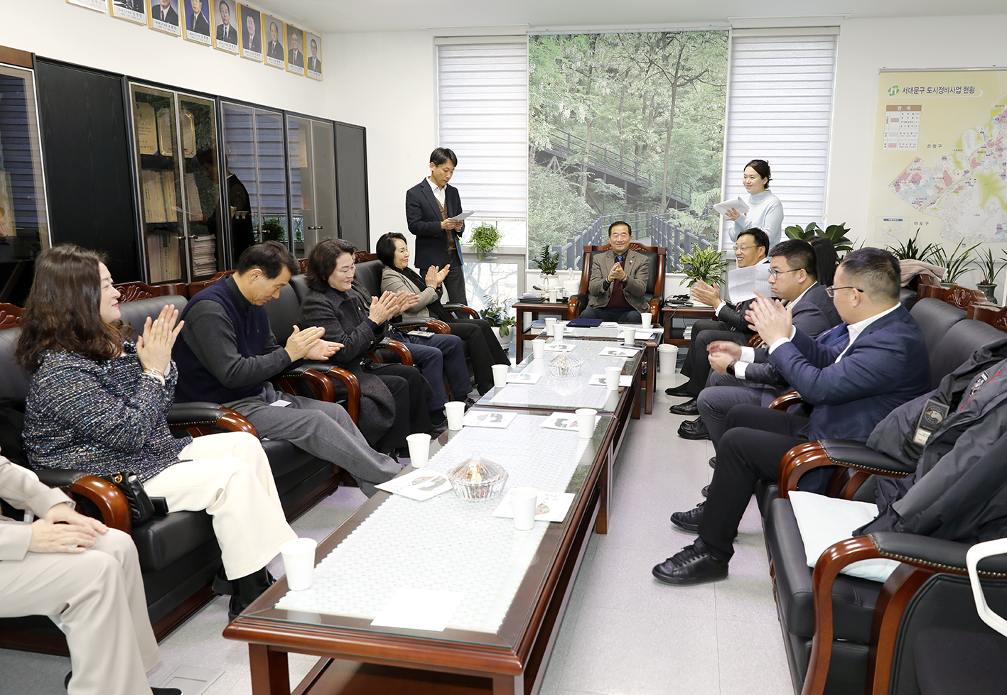 중국 창사시 대표단 서대문구의회 방문 7